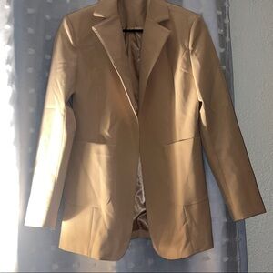Elegant Tan Women's Blazer